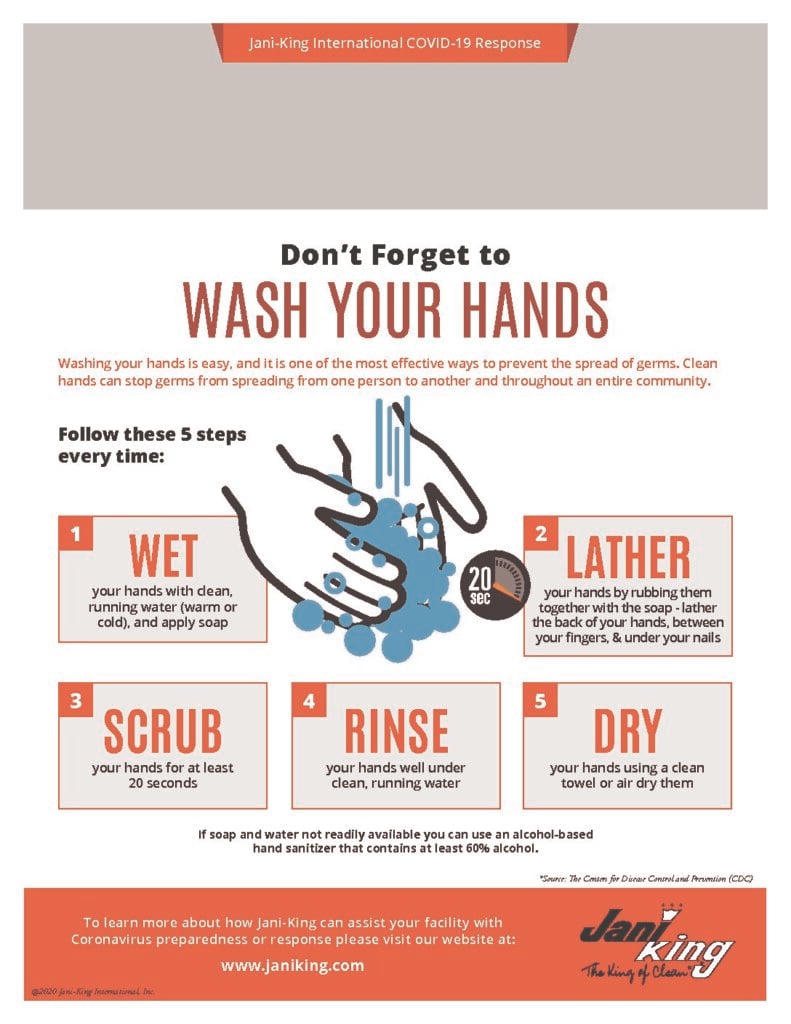 a poster for a wash your hands event
