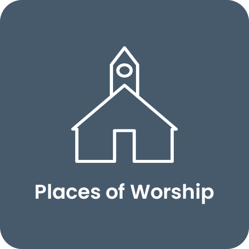 the logo for the place of worship