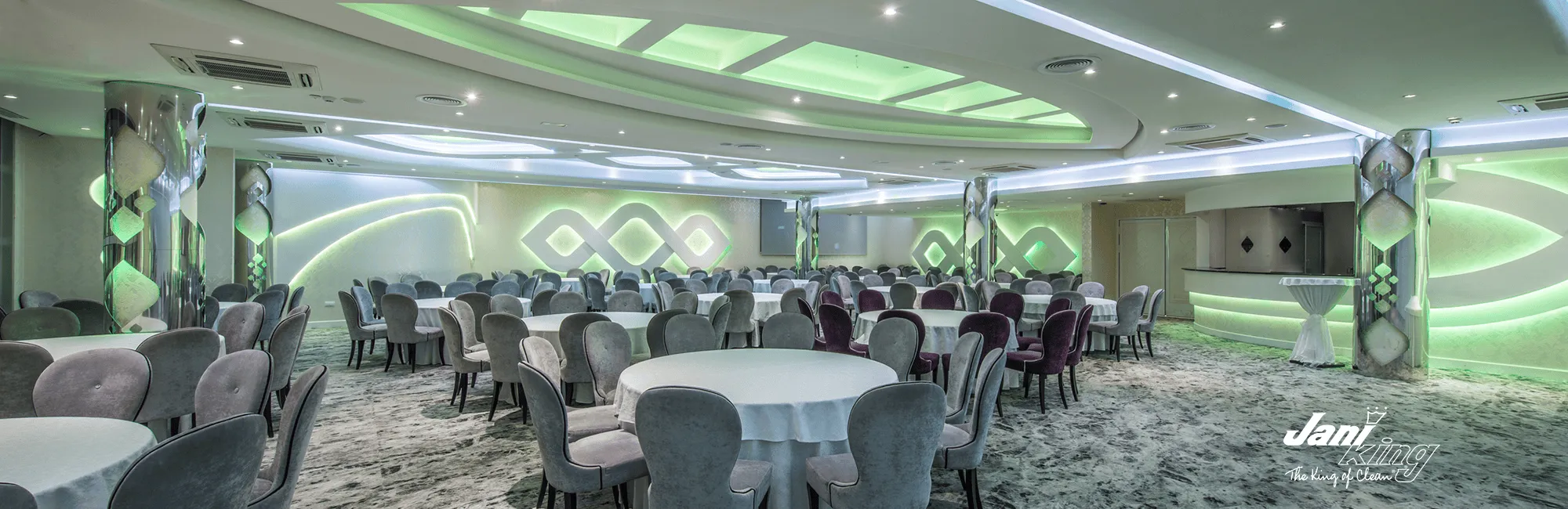 Perfectly clean banquet hall